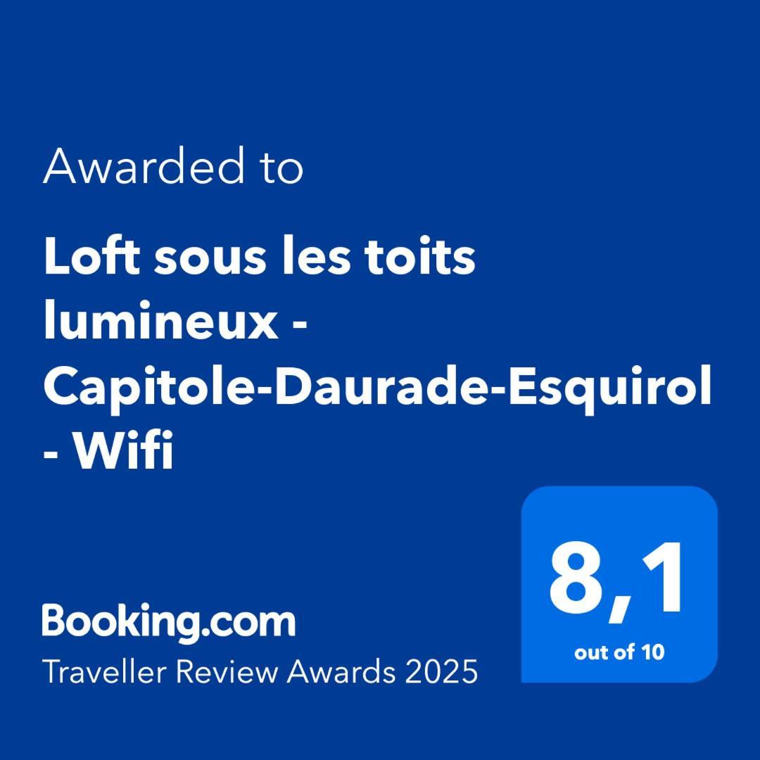 Loft Sous Les Toits Lumineux - Capitole-daurade-esquirol - Wifi Apartment