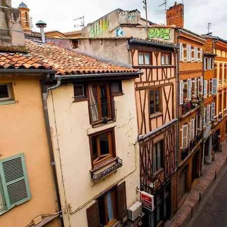 Ferienwohnung Loft Sous Les Toits Lumineux - Capitole-Daurade-Esquirol - Wifi Toulouse Exterior foto